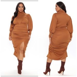 Fashion Nova Runched Dress